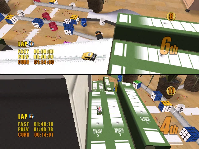 Изображение игры: Mini Desktop Racing