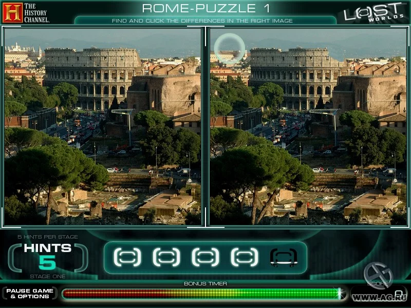 Изображение игры: The History Channel: Lost Worlds