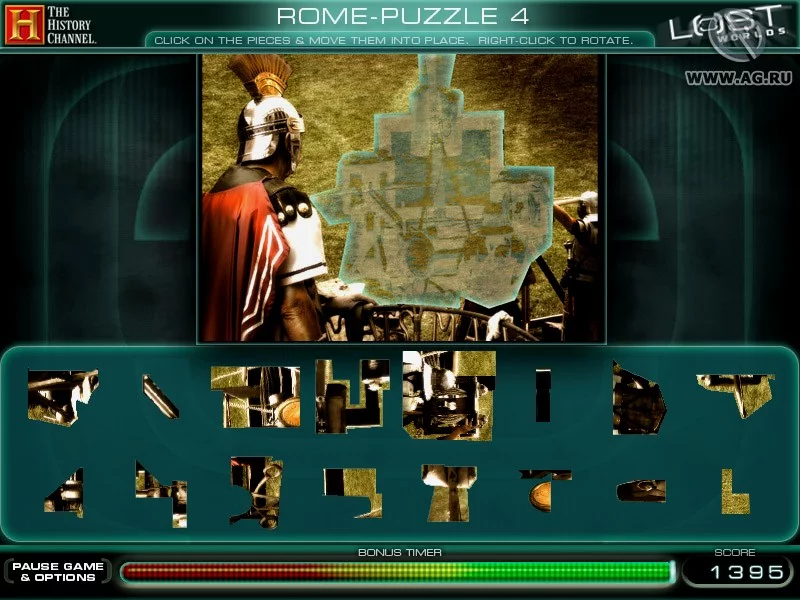 Изображение игры: The History Channel: Lost Worlds