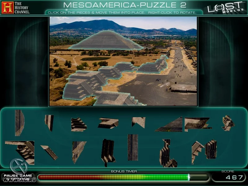 Изображение игры: The History Channel: Lost Worlds