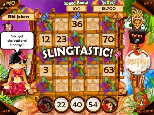 Изображение игры: Slingo Quest Hawaii