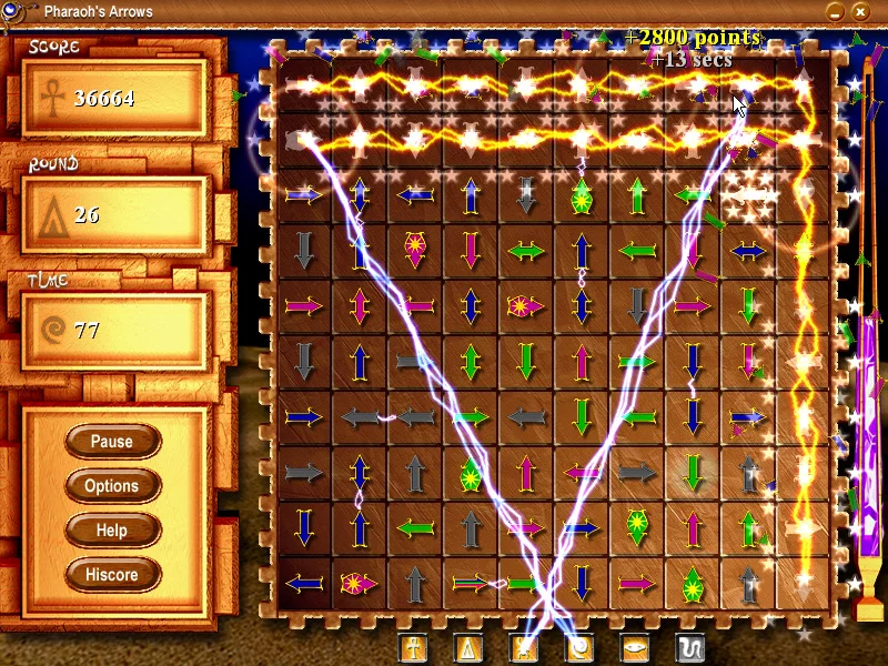 Изображение игры: Pharaoh's Arrows