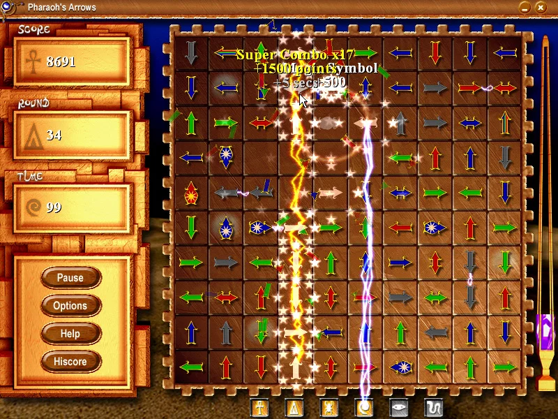 Изображение игры: Pharaoh's Arrows