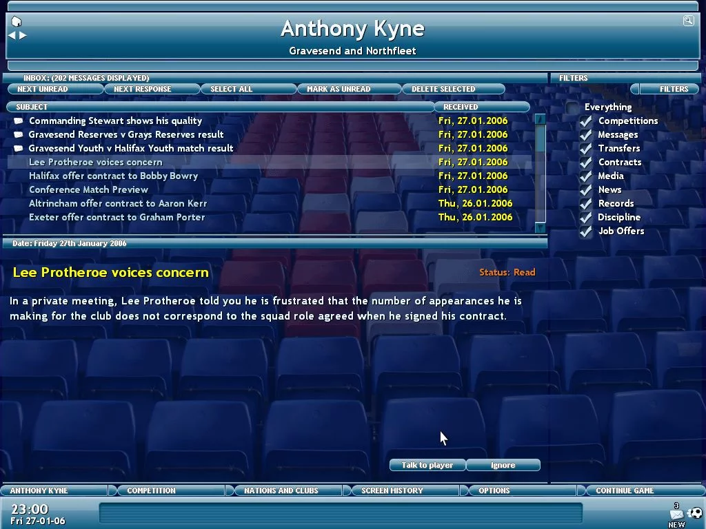 Изображение игры: Championship Manager 2006