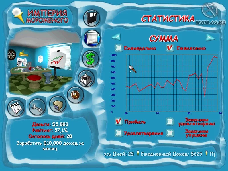 Изображение игры: Ice-Cream Tycoon