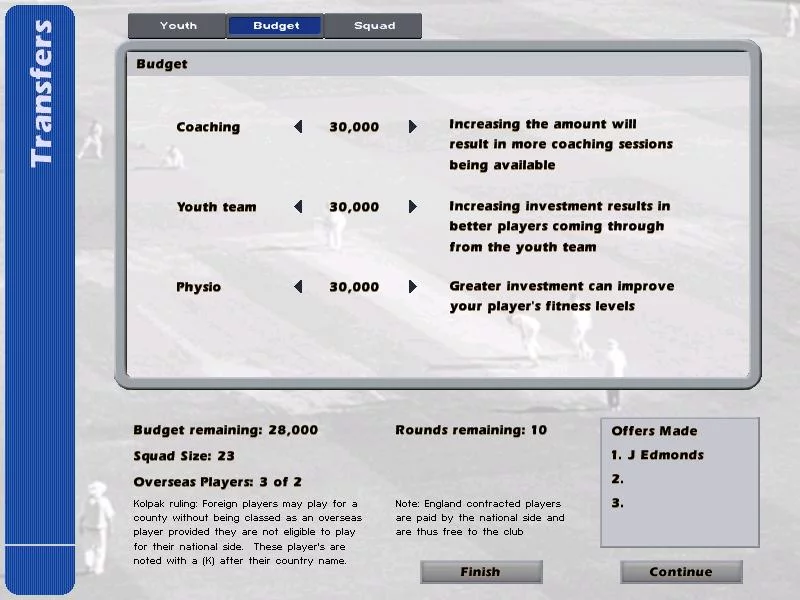 Изображение игры: International Cricket Captain 2006