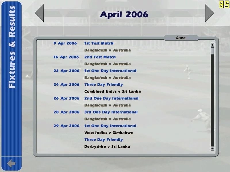Изображение игры: International Cricket Captain 2006