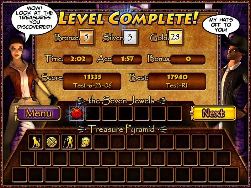 Изображение игры: Treasure Pyramid