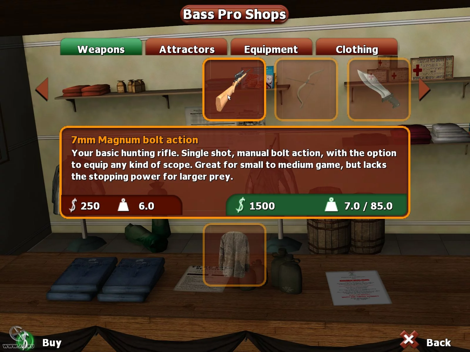 Изображение игры: Bass Pro Shops Trophy Hunter 2007