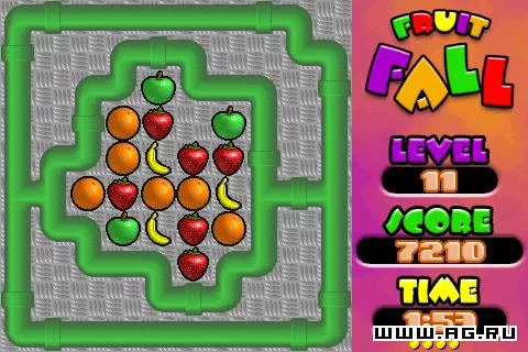 Изображение игры: Fruit Fall