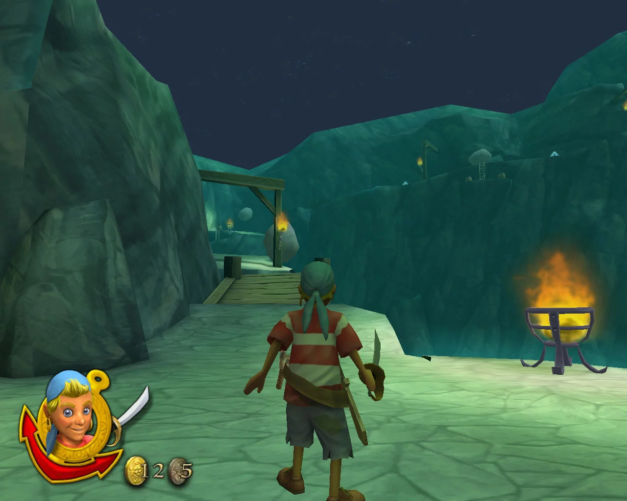 Изображение игры: Captain Sabertooth 2: The Curse of Gory Gabriel