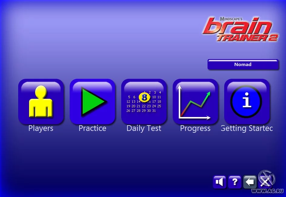 Изображение игры: Mindscape's Brain Trainer 2