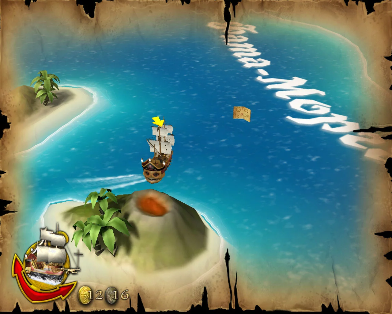 Изображение игры: Captain Sabertooth 2: The Curse of Gory Gabriel