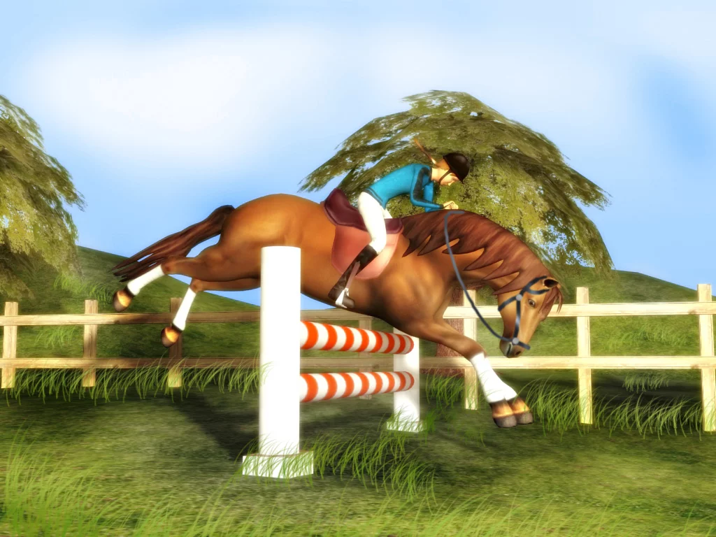 Изображение игры: Rider's World Competition