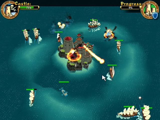 Изображение игры: Pirates: Battle for the Caribbean