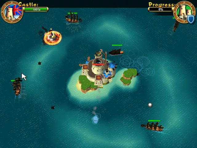Изображение игры: Pirates: Battle for the Caribbean