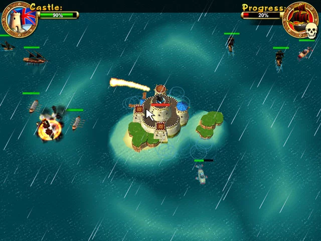 Изображение игры: Pirates: Battle for the Caribbean