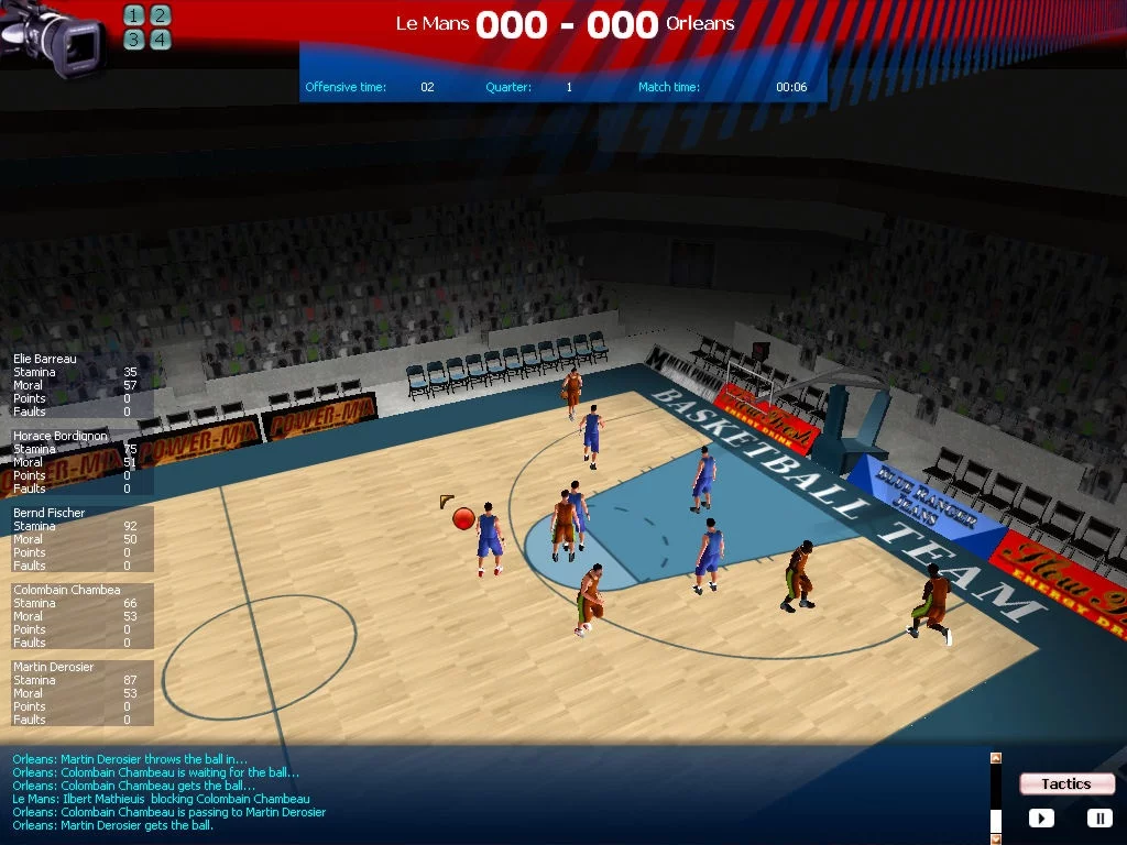 Изображение игры: FIBA Basketball Manager 2008