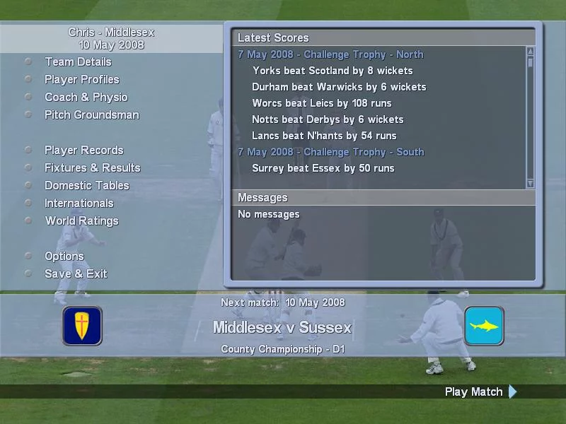 Изображение игры: International Cricket Captain 3