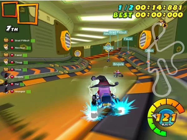 Изображение игры: Kart n' Crazy