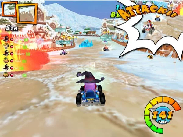 Изображение игры: Kart n' Crazy