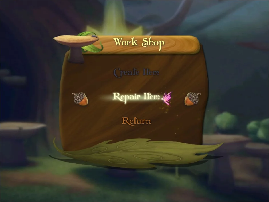 Изображение игры: Disney Fairies: TinkerBell's Adventure