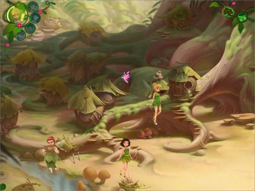 Изображение игры: Disney Fairies: TinkerBell's Adventure