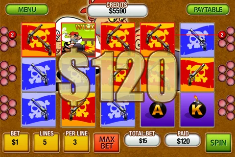 Изображение игры: Hoyle Swashbucklin' Slots