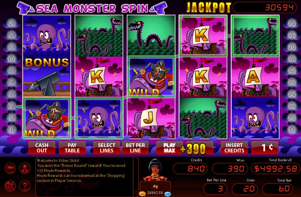 Изображение игры: Hoyle Swashbucklin' Slots