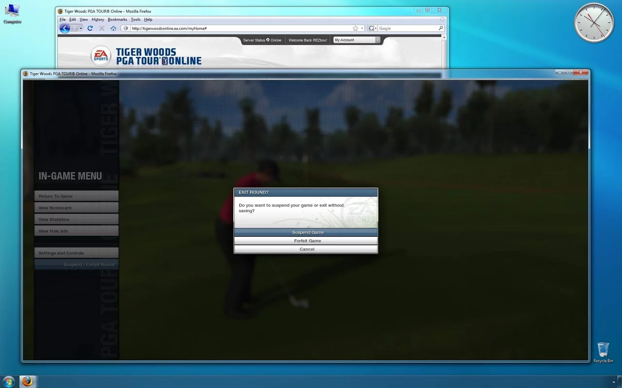 Изображение игры: Tiger Woods PGA Tour Online