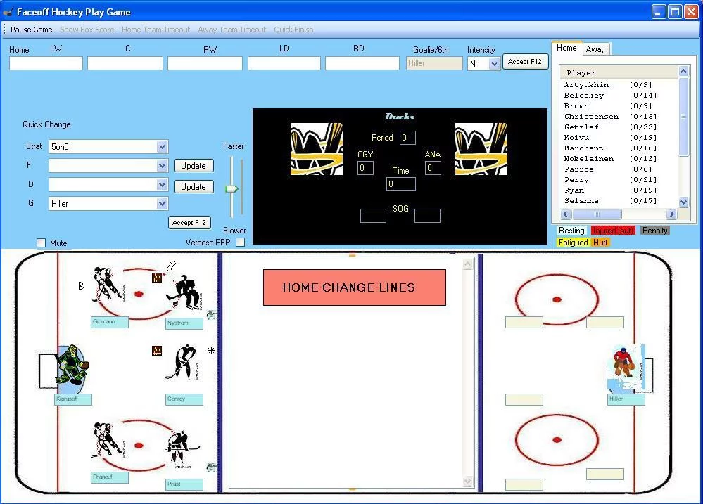 Изображение игры: FaceOff Hockey 2010