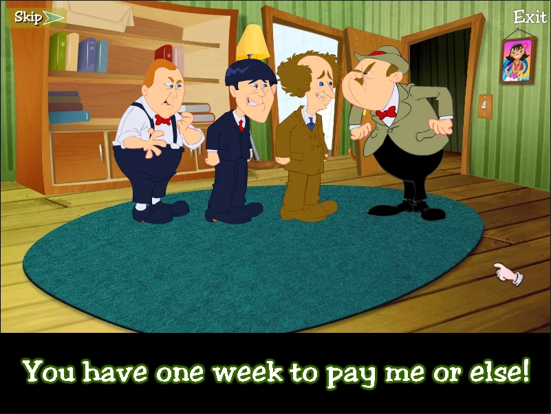 Изображение игры: The Three Stooges: Treasure Hunt Hijinks