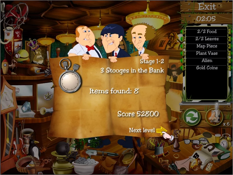 Изображение игры: The Three Stooges: Treasure Hunt Hijinks