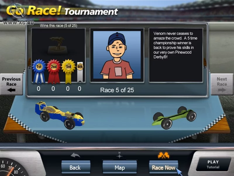 Изображение игры: Pinewood Derby