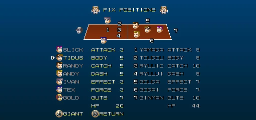 Изображение игры: River City Dodgeball All-Stars!!