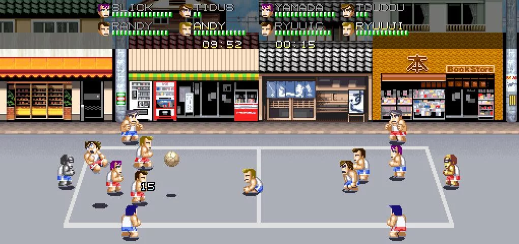 Изображение игры: River City Dodgeball All-Stars!!