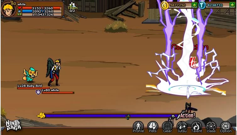 Изображение игры: Ninja Saga