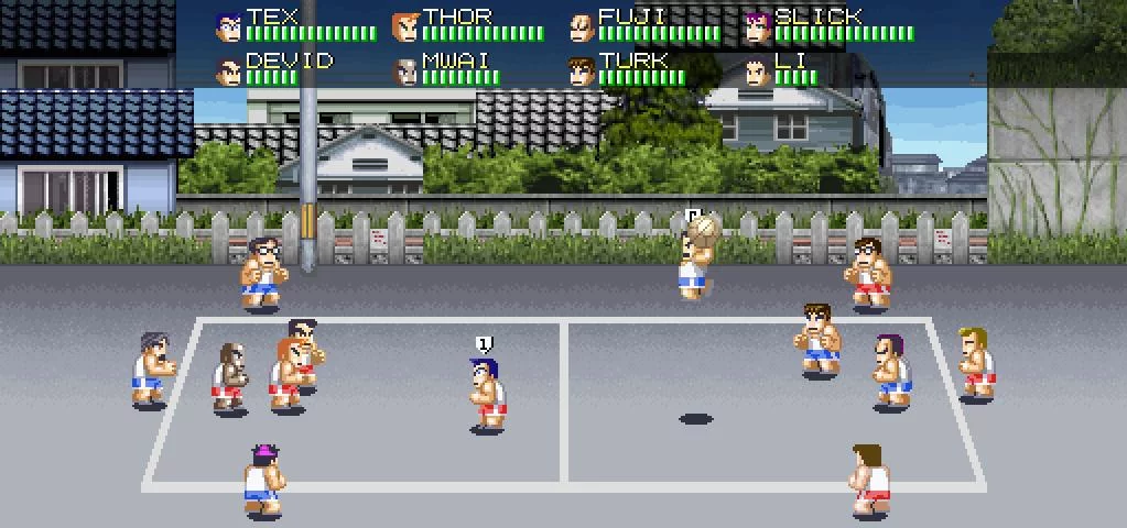 Изображение игры: River City Dodgeball All-Stars!!