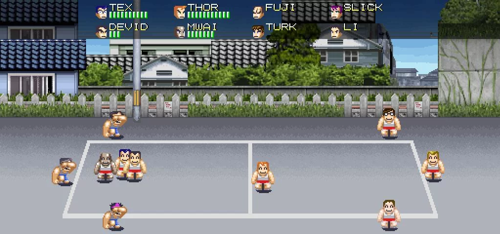 Изображение игры: River City Dodgeball All-Stars!!