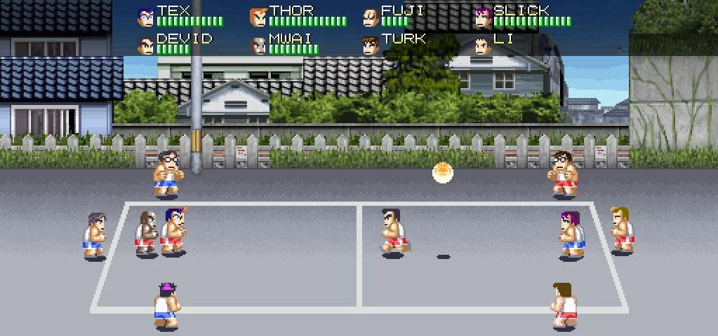 Изображение игры: River City Dodgeball All-Stars!!