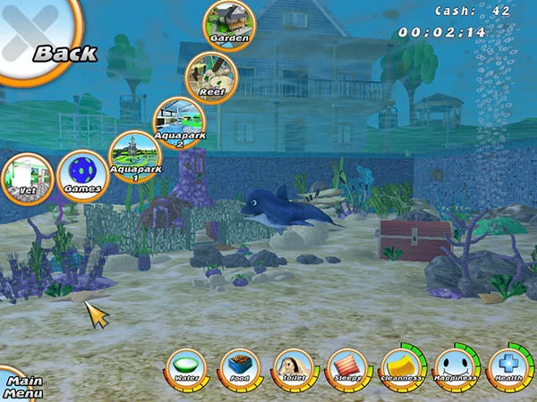 Изображение игры: 101 Dolphin Pets