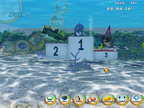 Изображение игры: 101 Dolphin Pets