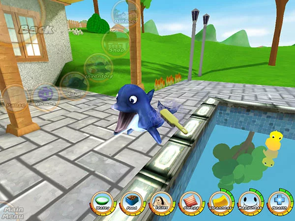 Изображение игры: 101 Dolphin Pets