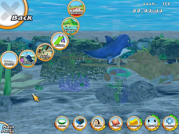 Изображение игры: 101 Dolphin Pets