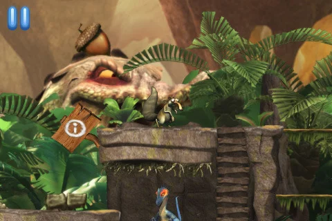 Изображение игры: Ice Age: Dawn of the Dinosaurs (iPhone)