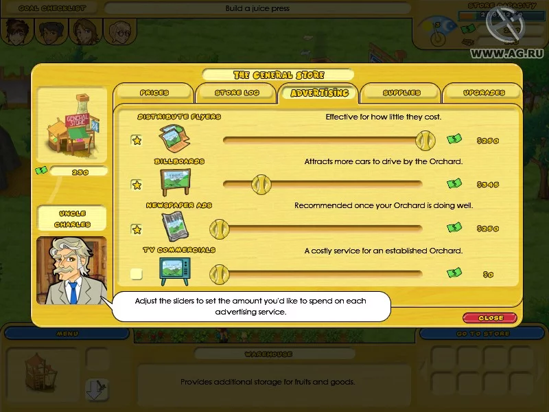 Изображение игры: Orchard