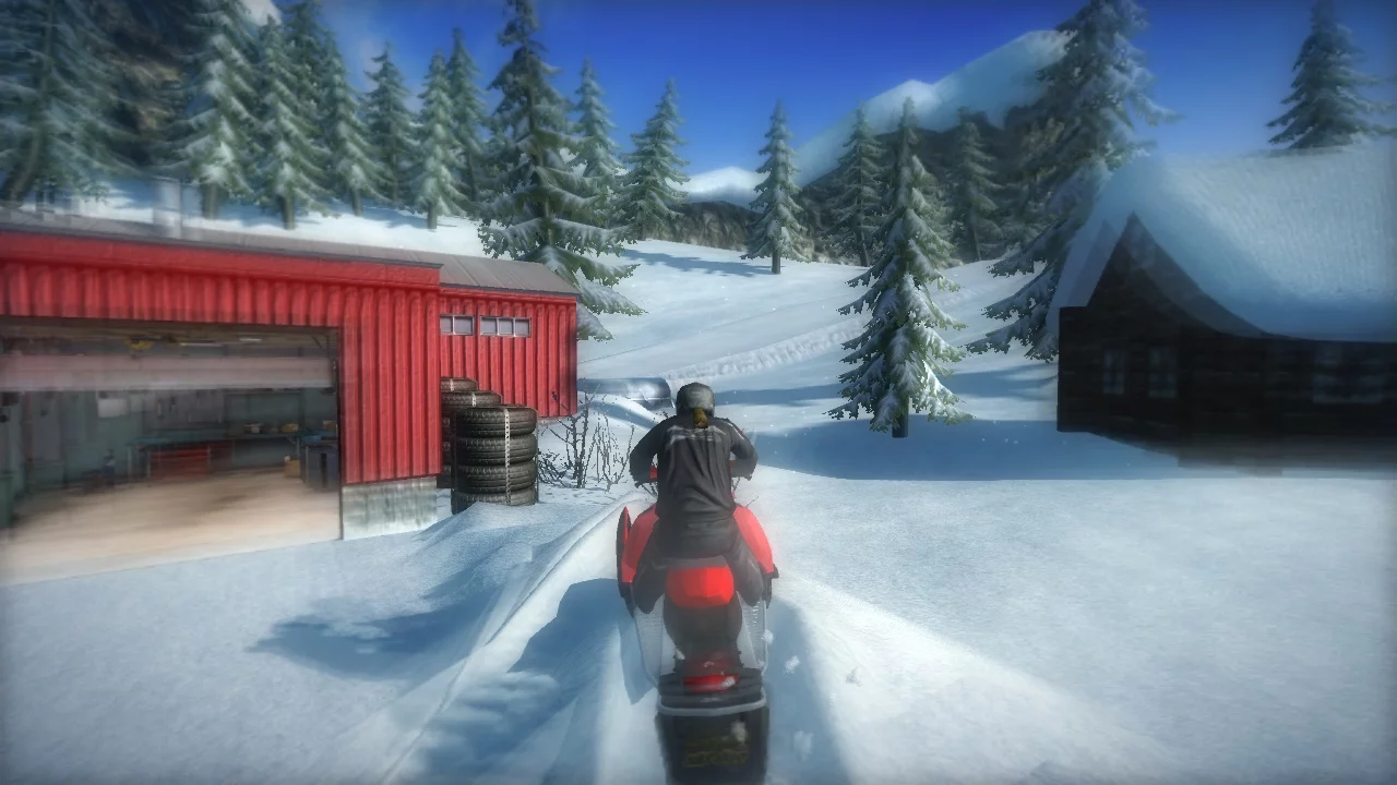 Изображение игры: Ski Doo: Snowmobile Challenge
