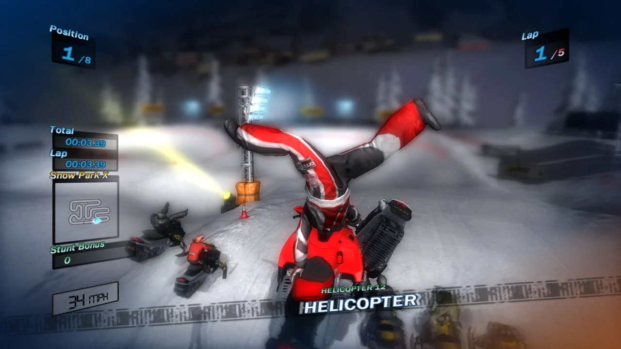 Изображение игры: Ski Doo: Snowmobile Challenge