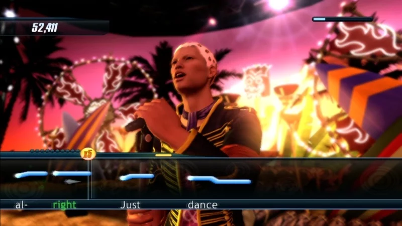 Изображение игры: Karaoke Revolution (2009)