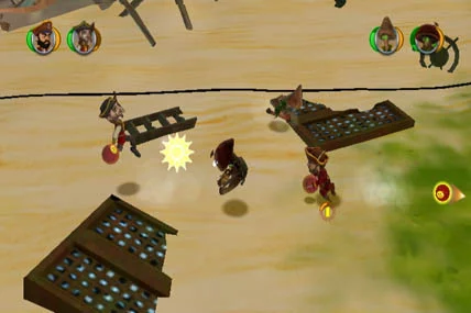 Изображение игры: Pirates vs. Ninjas Dodgeball